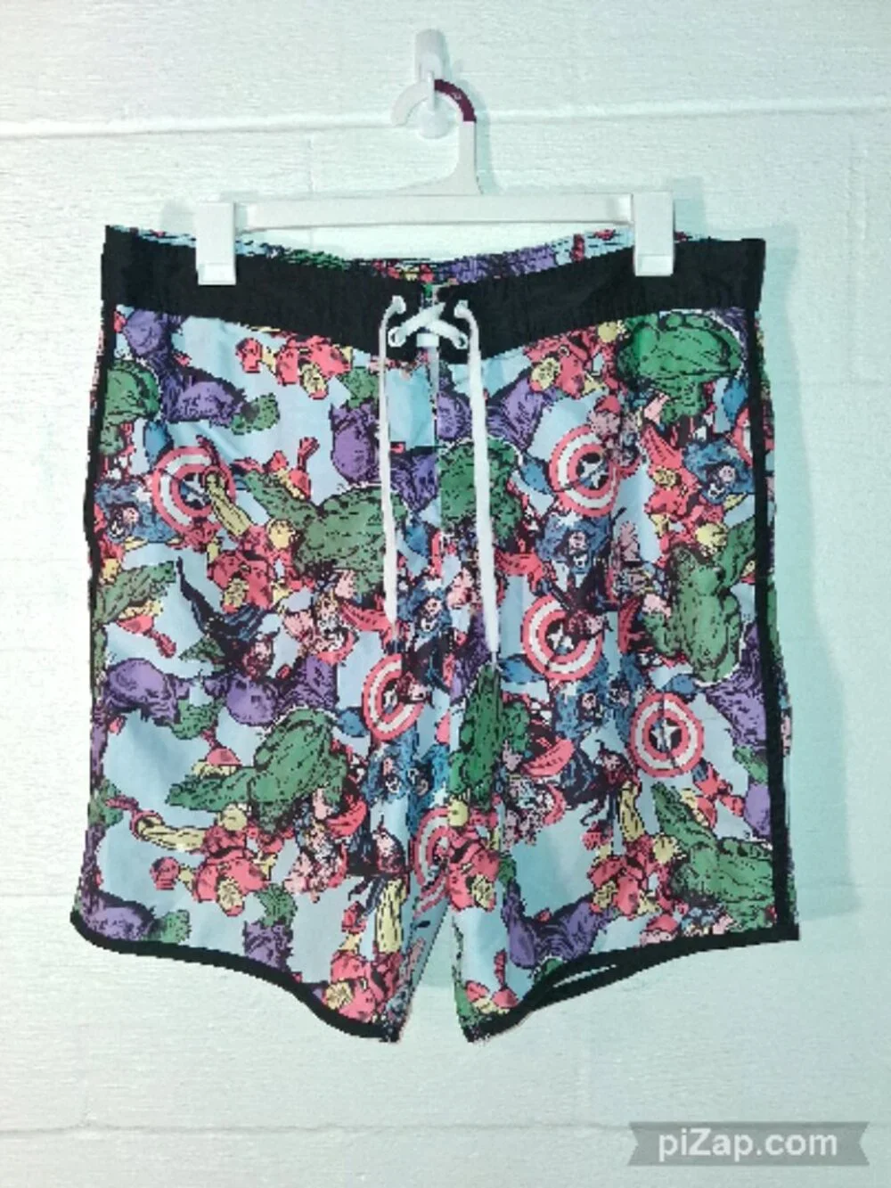Marvel Comics Superhero Men's Swim Trunks Board Shorts Swimwear Adult XL